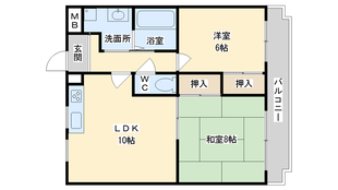 プルミエール高槻の物件間取画像